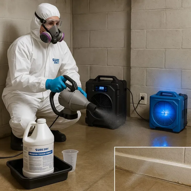 Sanitization and Odor Removal process in Warren, ME