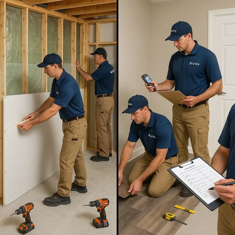 Repairs and Reconstruction process in Warren, ME